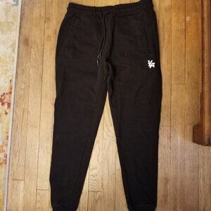 Young LA - Stylish Black Joggers with White Logo